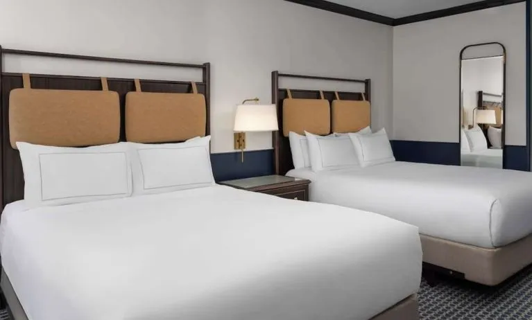 Day use twin room at Hilton Orrington/Evanston.
