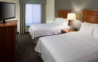 Day use twin room at Homewood Suites By Hilton Agoura Hills.