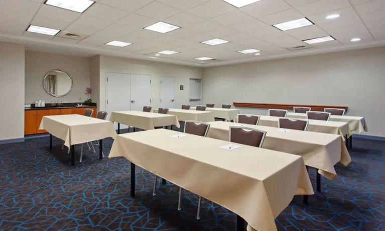 Professional meeting room at Hampton Inn & Suites Clovis-Airport North.