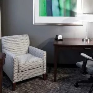 Day use room's workspace at Homewood Suites By Hilton San Jose Airport-Silicon Valley.