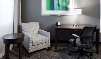 Day use room's workspace at Homewood Suites By Hilton San Jose Airport-Silicon Valley.