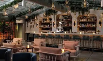 On-site bar at Kimpton Theta New York - Times Square.