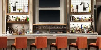 Hotel bar at Crowne Plaza Dallas Market Ctr - Love Field.