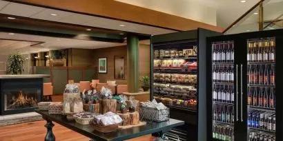 Snack bar at DoubleTree By Hilton Seattle Airport.