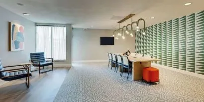 Lobby workspace at Sonesta Select Scottsdale At Mayo Clinic Campus.