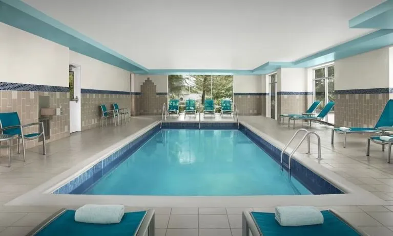 Refreshing indoor pool at TownePlace Suites Franklin Cool Springs.