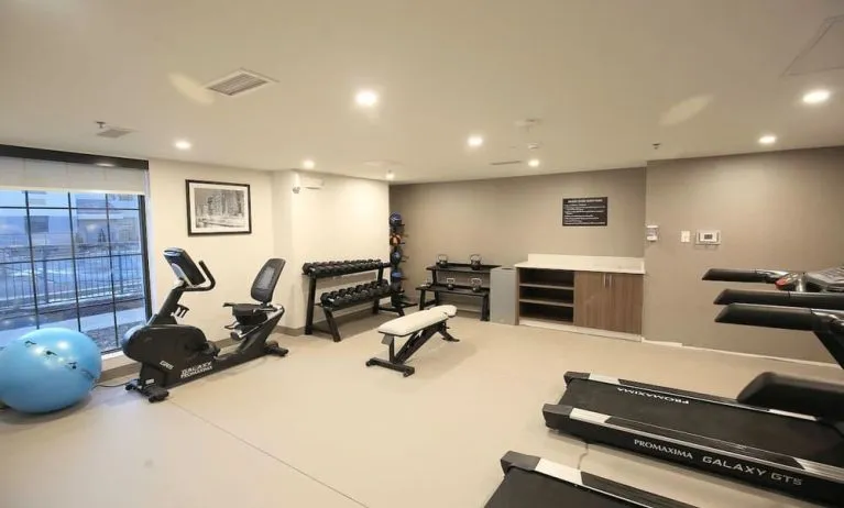 Fitness center available at MainStay Suites Oak Brook Terrace - Chicago.