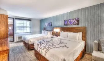 Day use twin room at Sleep Inn Oakbrook Terrace.
