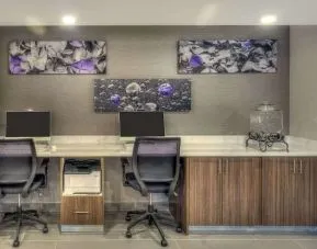 Business center with PC, internet, and printer at Sleep Inn Oakbrook Terrace.