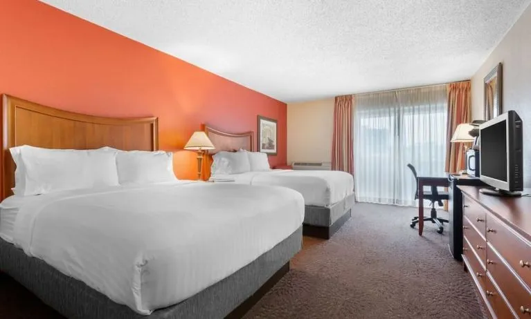 Day use twin room with work desk at Holiday Inn Express Chicago - Downers Grove..