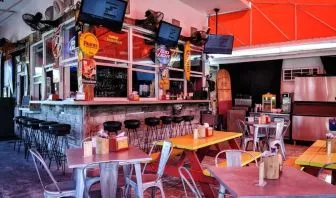 On-site bar and lounge area at Hollywood Beach Suites, A South Beach Group Hotel.
