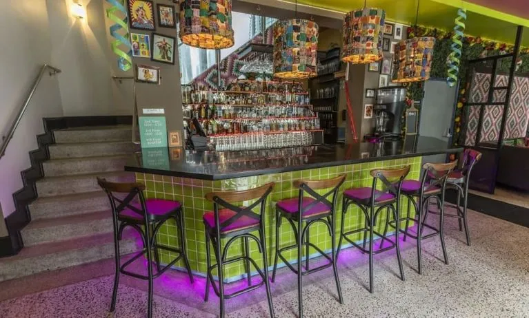 On-site bar at Catalina Hotel & Beach Club.