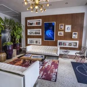 Lobby lounge at Hotel Croydon.