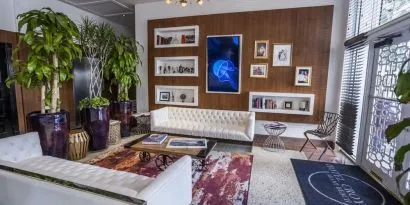 Lobby lounge at Hotel Croydon.