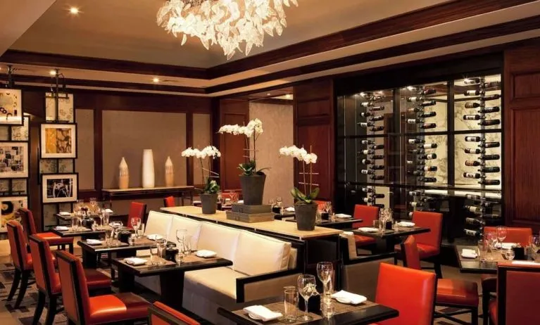 On-site restaurant at Hilton Short Hills.