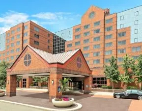 Entrance at Hilton Short Hills.