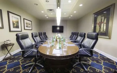 Professional meeting room at Hilton Baton Rouge Capitol Center.