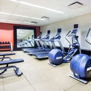 Fitness center at Hilton Garden Inn New York/West 35th Street.
