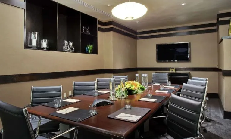 Professional meeting room at Hilton New York Fashion District.