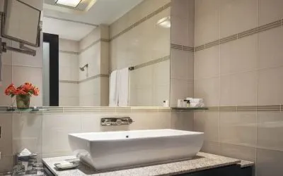 Private guest bathroom at Royalton Park Avenue.