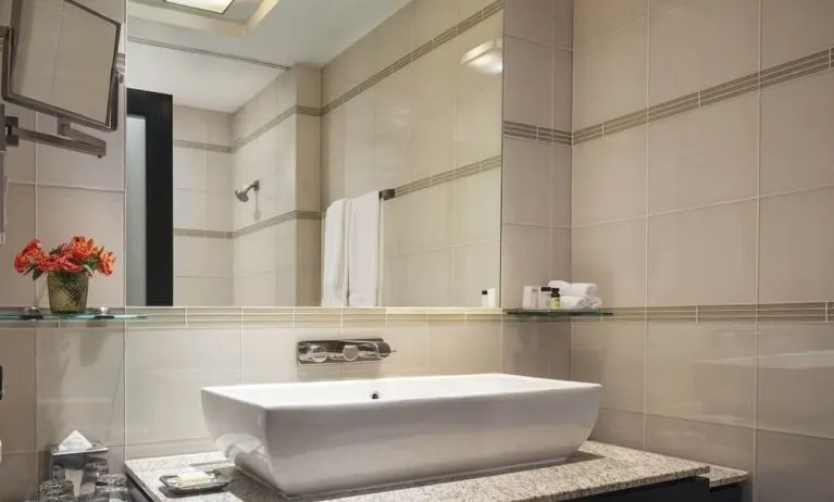 Private guest bathroom at Royalton Park Avenue.