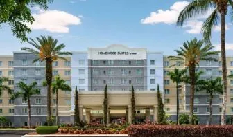 Hotel exterior at Homewood Suites By Hilton Miami Airport-Blue Lagoon.