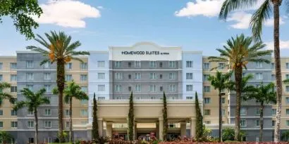 Hotel exterior at Homewood Suites By Hilton Miami Airport-Blue Lagoon.