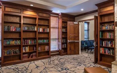 Library room at Hilton San Antonio Hill Country.
