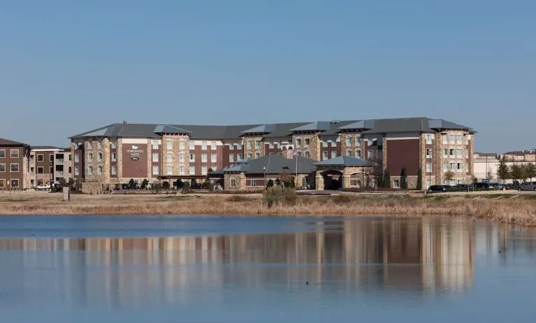Exterior view of Homewood Suites By Hilton Denton.