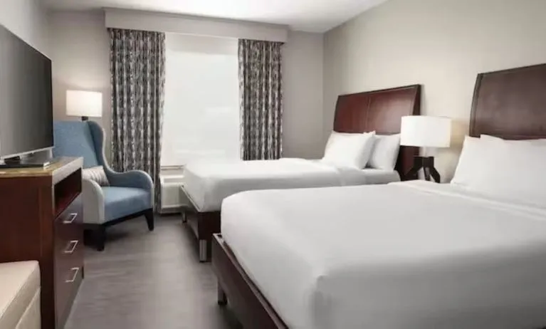 Day use twin room at Hilton Garden Inn Shreveport Bossier City.