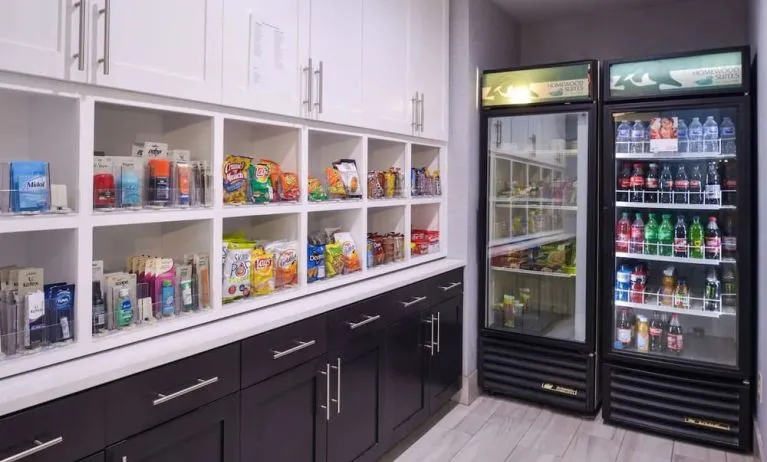 Convenience store at Homewood Suites By Hilton Dallas-Lewisville.