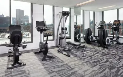 Well equipped fitness center at Spa and massage available at Le Méridien Columbus, The Joseph..