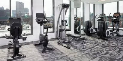 Well equipped fitness center at Spa and massage available at Le Méridien Columbus, The Joseph..