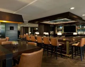 On-site bar and lounge area at Stanford Court San Francisco.