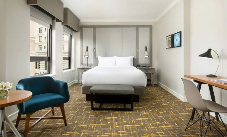 King bed at Stanford Court San Francisco.