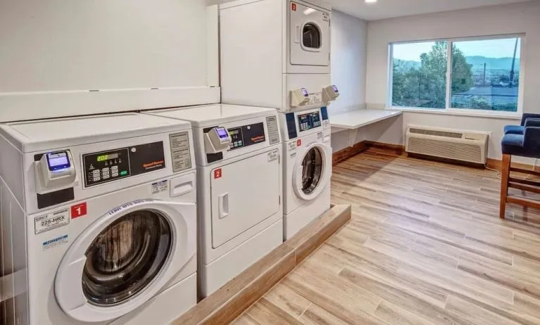 Laundry room available for guests at Hampton Inn Vallejo.