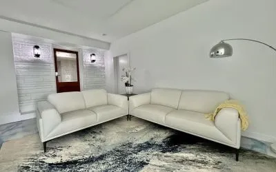 Lobby lounge area at SKYLARANNA Resort & Spa.