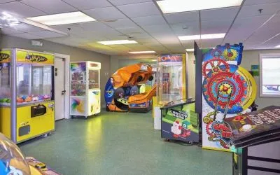 Arcade room at Sea Crest Beach Hotel.