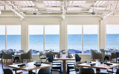On-site restaurant at Sea Crest Beach Hotel.