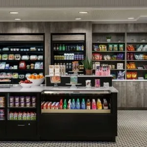 Convenience store at Hotel Caza.