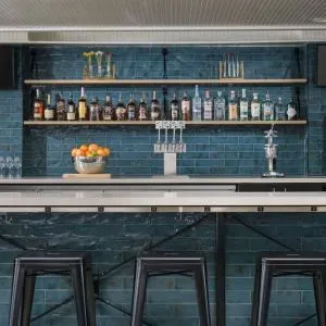 On-site bar at Hotel Caza.