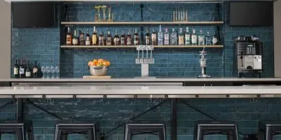 On-site bar at Hotel Caza.