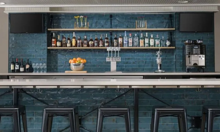 On-site bar at Hotel Caza.
