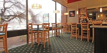 On-site bar at Courtyard Boston Cambridge.