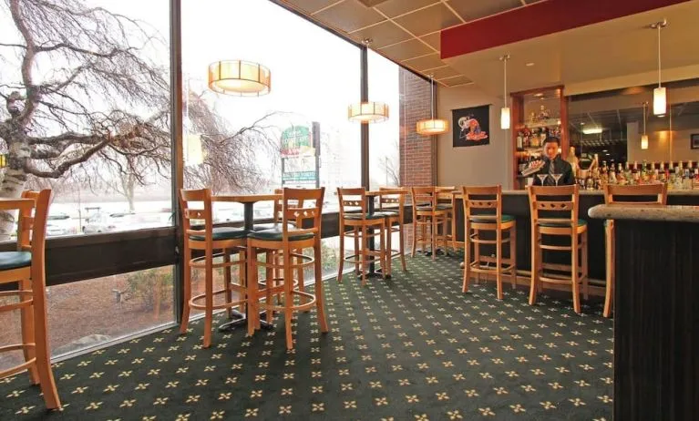 On-site bar at Courtyard Boston Cambridge.