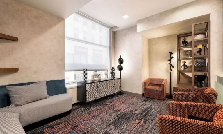 Lounge seating at DoubleTree By Hilton New York Midtown Fifth Ave.