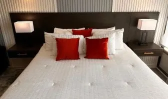 King room at The Irish Inn Boutique Hotel.