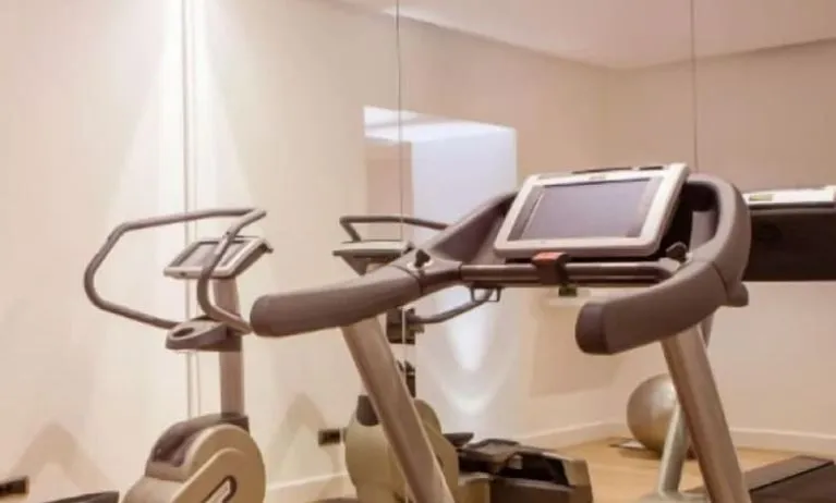 Fitness center at The Irish Inn Boutique Hotel.