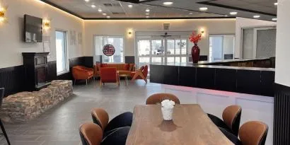 Dining area at The Irish Inn Boutique Hotel.