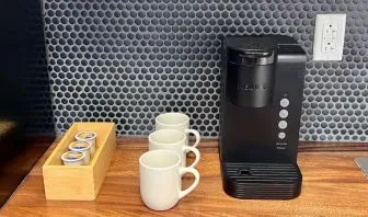 Coffee station at The Irish Inn Boutique Hotel.
